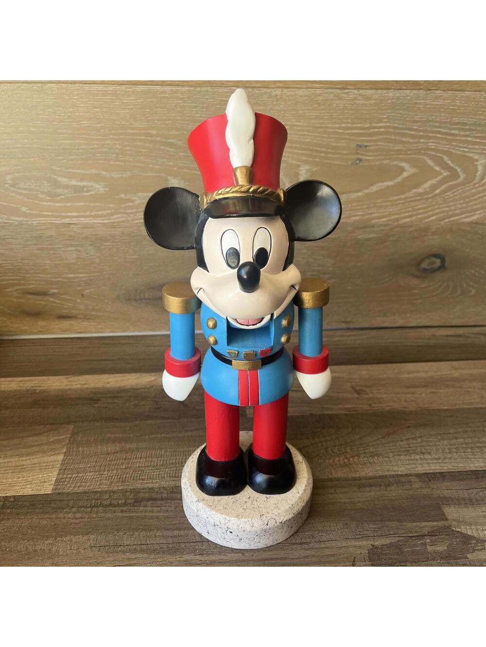 Vintage Disney MICKEY MOUSE NUTCRACKER Wooden Kurt Adler 13" Christmas